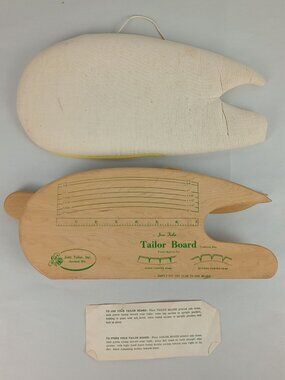 VTG June Tailor Inc. Tailor Board Seamstress Folding Pressing Board Padded Cover